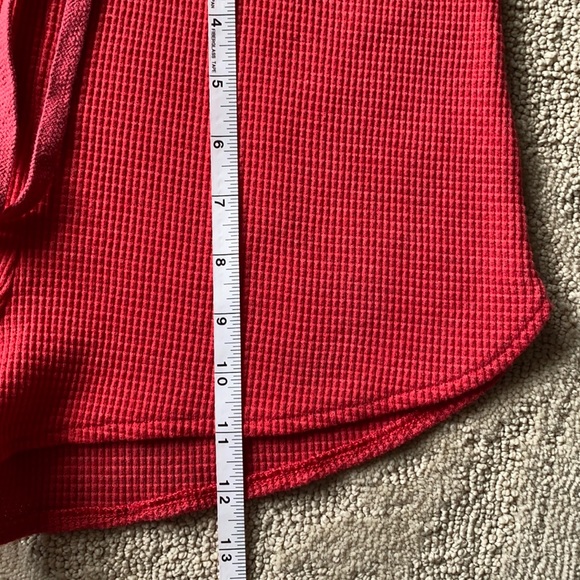 WORN ONCE Tna | Melrose Waffle Short Hibiscus Red - Picture 14 of 15